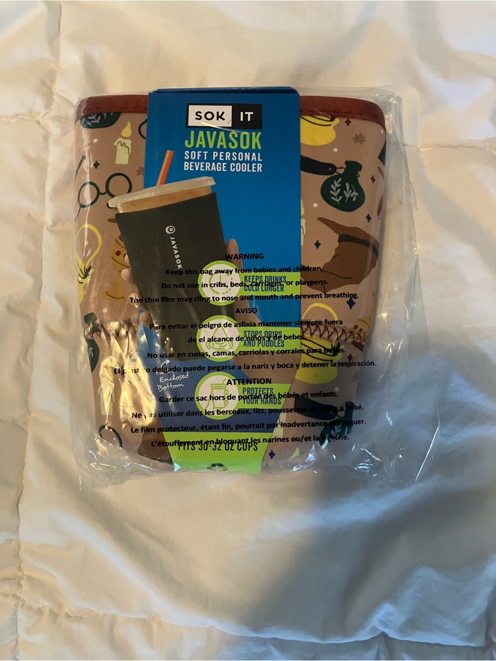Sok-It Javasok Large Harry Potter Cold Cup Sleeve